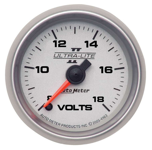 2-1/16 U/L II Voltmeter 8-18 Full Sweep