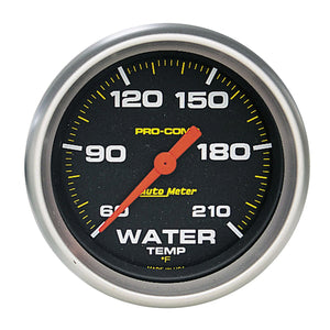 Pro Comp 2-5/8in Water Temp 60-210 Mech.