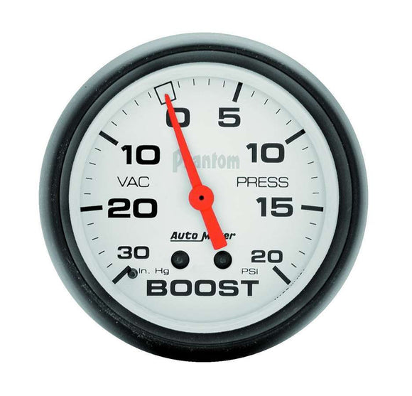 2-5/8in Phantom Boost Gauge 20psi