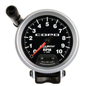 3-3/4 COPO Tachometer 0-10K RPM Pedstal Mount