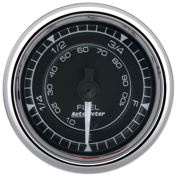 2/16 Chrono Chrome Gauge Fuel Level Programmable