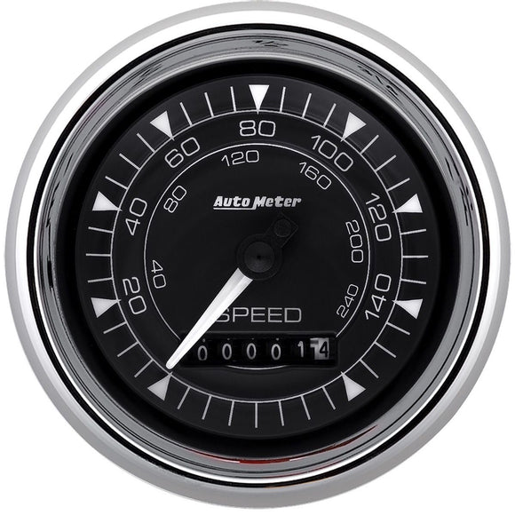 3-3/8 Speedo Chrono Chrome 160 MPH