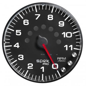 Spek-Pro 5in Tach w/ Shift Light & Peak Mem.