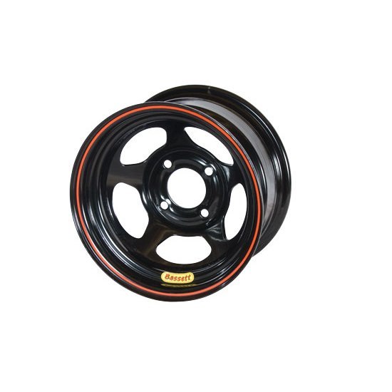 Wheel 13x8 4x4.25in 3in BS Black