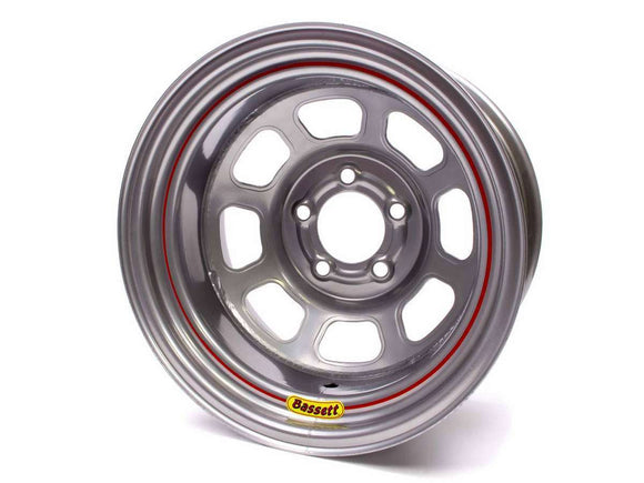 Wheel 14x7 D-Hole 5x 4.5in 3.75in BS Silver