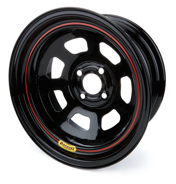 Wheel 15x7 4x4.25 2in BS D-Hole Lite Black