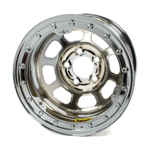 15x8 B/L Chrome Wheel 5x5 2in BS