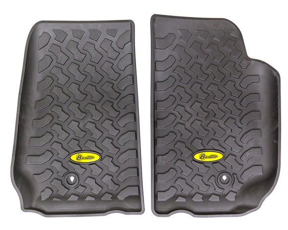 Black-Floor Liners Front 07-13 Wrangler JK All