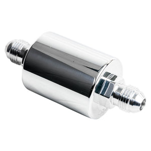 In Line Fuel Filter -6AN Ends Polished