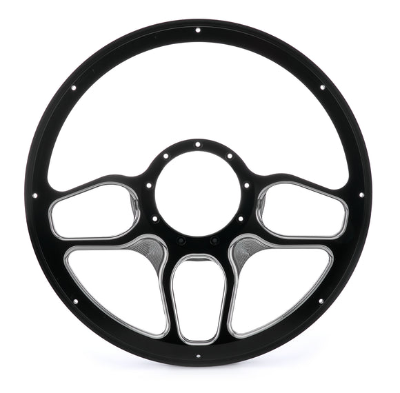 Steering Wheel 1/2 Wrap 14in Win Lite Black