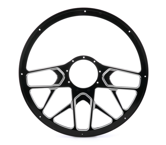 Steering Wheel 1/2 Wrap 15.5in Redline Black