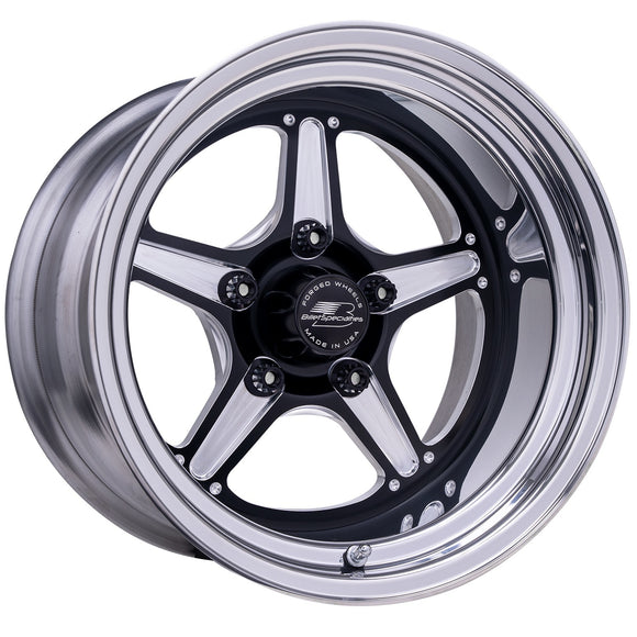 Street Lite Black Wheel 15X10 3.5IN BS