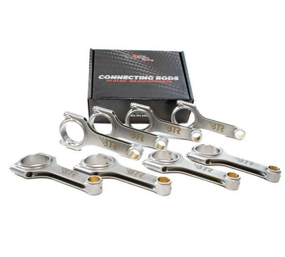 4340 Forged H-Beam Rods 6.125in w/ARP Bolts