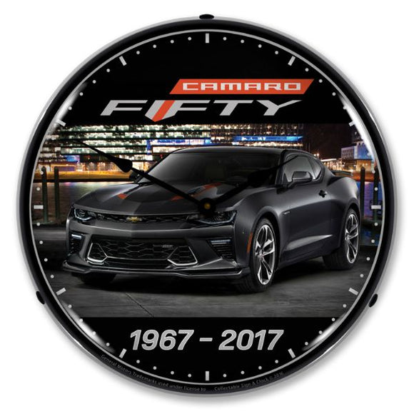 2017-2017 Chevrolet Camaro LED Clock. 50Th