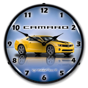 2010-2015 Chevrolet Camaro LED Clock. G5 Rally Yellow