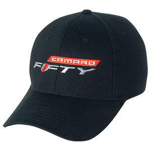 1967-2021 Chevrolet Camaro Cap - Fifty Classic Logo, Black