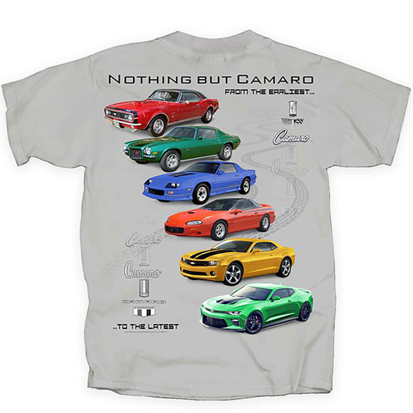 1967-2017 Chevrolet Camaro T-Shirt - Nothing But, Ice Gray, S