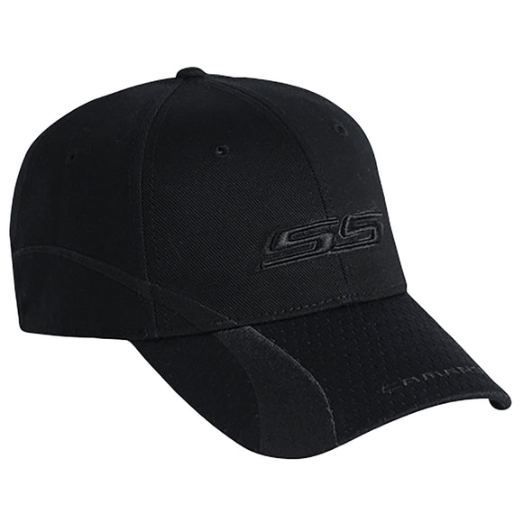 1967-2021 Chevrolet Camaro Cap - SS Ghost Cap Black On Black