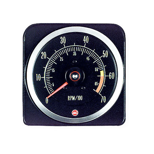 1969-1969 Chevrolet Camaro In-Dash Tach 7000/6000 Redline