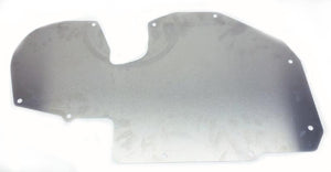 1967-1969 Chevrolet Camaro Firewall AC Delete Plate - Aluminum