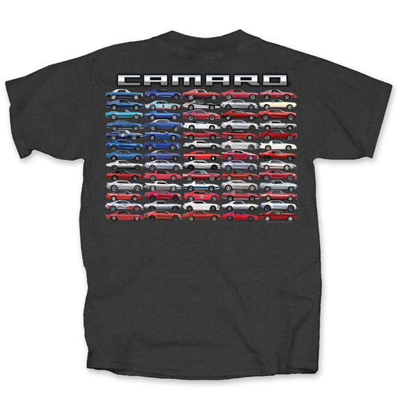 1967-2022 Chevrolet Camaro T-Shirt Flag Gray S