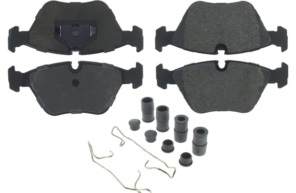 Posi-Quiet Semi-Metallic Brake Pads with Hardwar