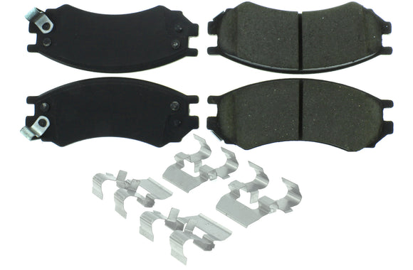 Posi-Quiet Semi-Metallic Brake Pads with Hardwar