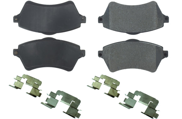 Posi-Quiet Semi-Metallic Brake Pads with Hardwar