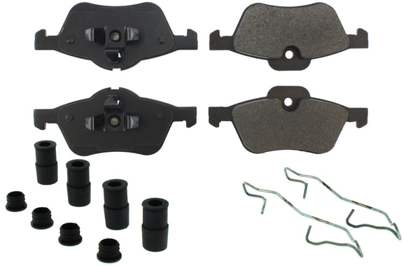 Posi-Quiet Semi-Metallic Brake Pads with Hardwar