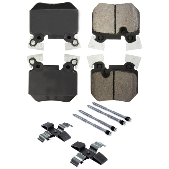 Posi-Quiet Ceramic Brake Pads with Shims and Har