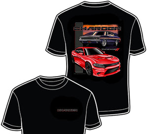 1966-2022 Dodge Charger T-Shirt II Black M