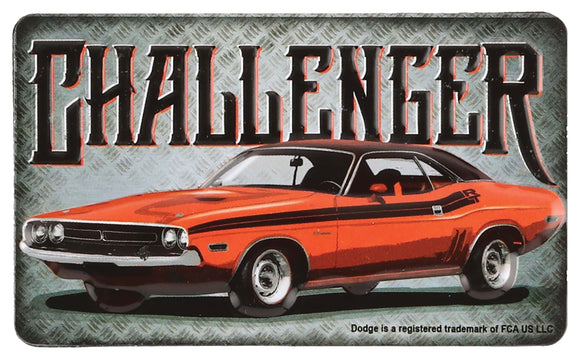 1969-1974 Dodge Challenger Embossed Tin Magnet - Challenger