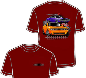 1969-2022 Dodge Challenger T-Shirt II Red M