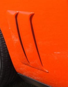 2008-2017 Dodge Challenger Pre-Painted Quarter Scoops