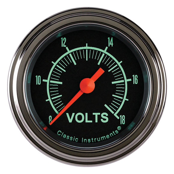 G/Stock Volt Gauge 2-1/8 Full Sweep