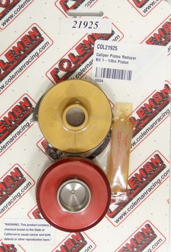 Caliper Piston Reducer Kit 1-1/8in Piston