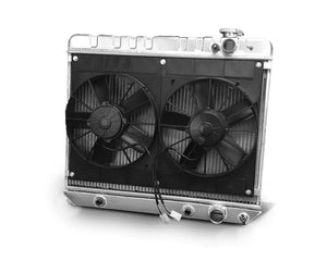 Radiator w/Fans Nova 62-67 LS Auto Trans Raw