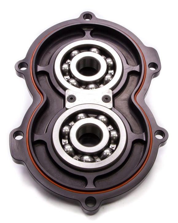 Billet Alum Rear Cover w/Bearings Black