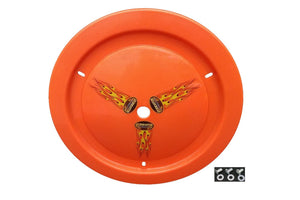 Wheel Cover Dzus-On Orange Real Style