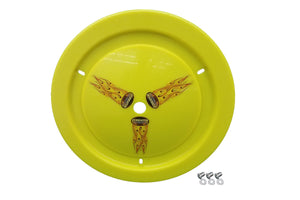 Wheel Cover Dzus-On Fluo Yellow