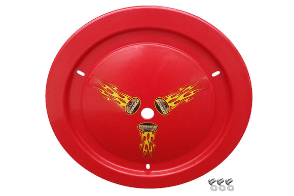 Wheel Cover Dzus-On Red