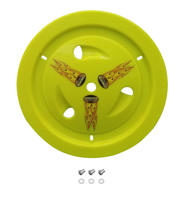 Wheel Cover Dzus-On Fluo Yellow