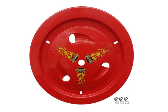 Wheel Cover Dzus-On Red