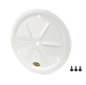 Wheel Cover Louver Vent Alum Bolt 15in White