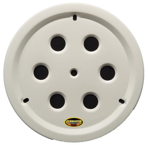 Wheel Cover Hole Vent Alum Bolt 15in White