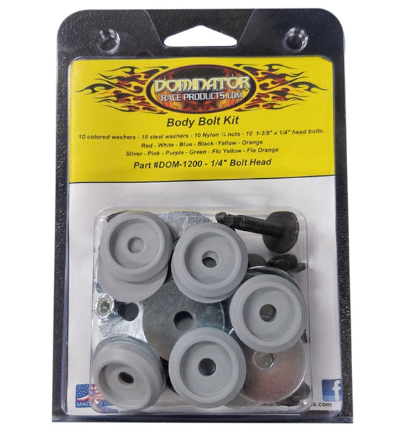 Body Bolt Kit Gray Hex Head