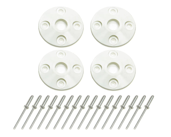 Scuff Plate Plastic 4pk White