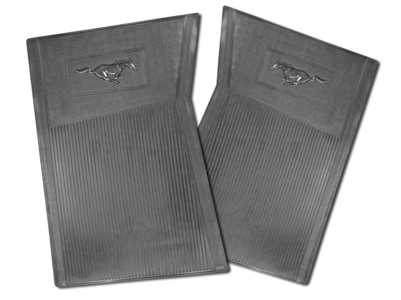 65-66 Mustang Pony Floor Mats Black