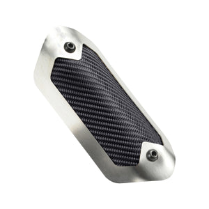 Flexible Heat Shield 3.5 in x 6.5in Brushed/Onyx