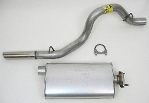 00-06 Jeep Wrangler 4.0L Cat Back Exhaust Kit